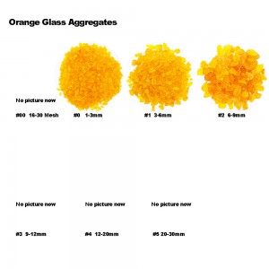 Orange Glass Aggregate